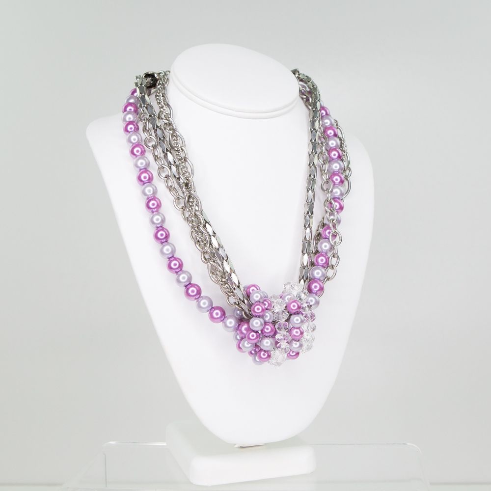 You & I Unique Multi-Strand Beaded Necklace